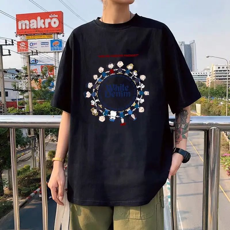 Black Ice Silk T-Shirt "IM NOT STINGER" Round Neck Short Sleeve - Image 4