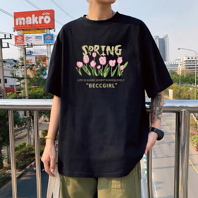 Black Ice Silk T-Shirt "IM NOT STINGER" Round Neck Short Sleeve - Image 6
