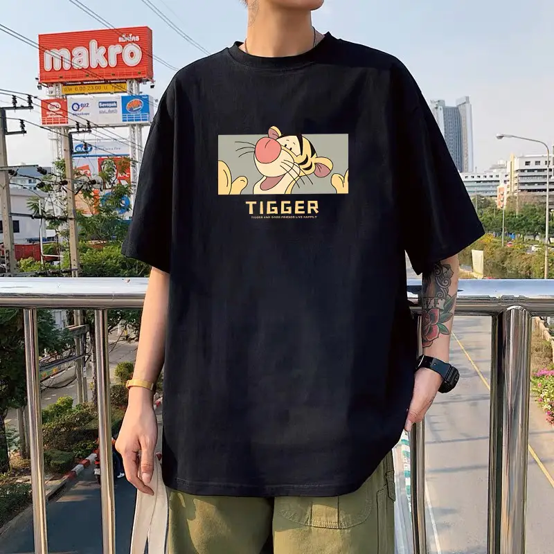 Black Ice Silk T-Shirt "IM NOT STINGER" Round Neck Short Sleeve - Image 8