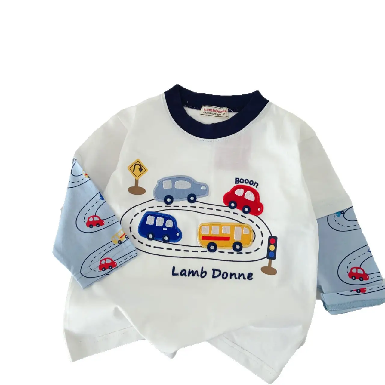 Boys Car Themed Round Neck T-Shirt Spring 2026 - Image 5