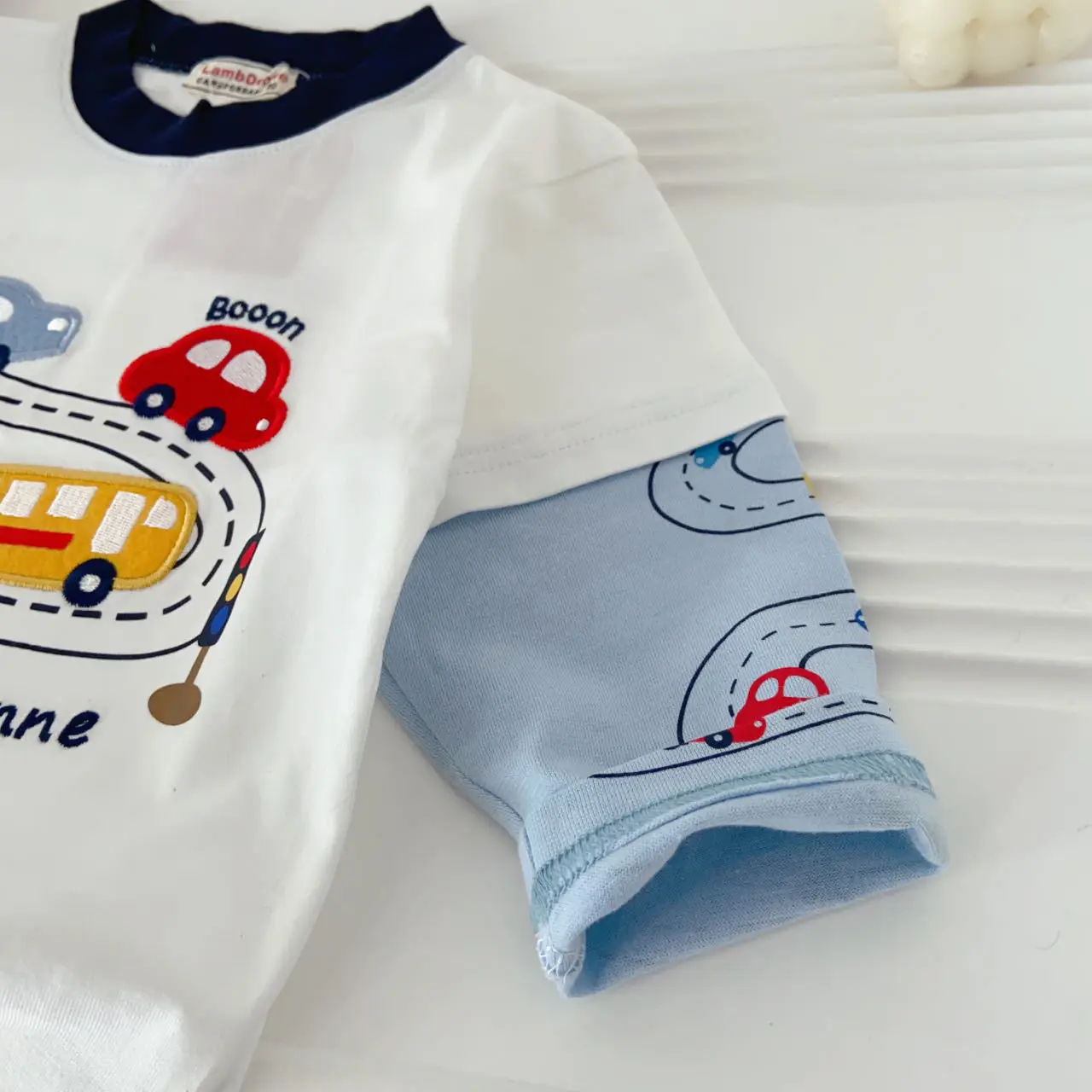 Boys Car Themed Round Neck T-Shirt Spring 2026 — feature 13