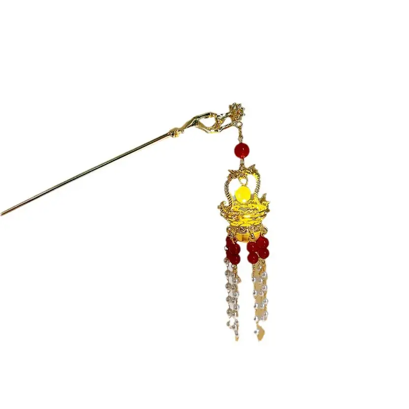 Luminous Palace Lantern Hairpin for Women - Image 86