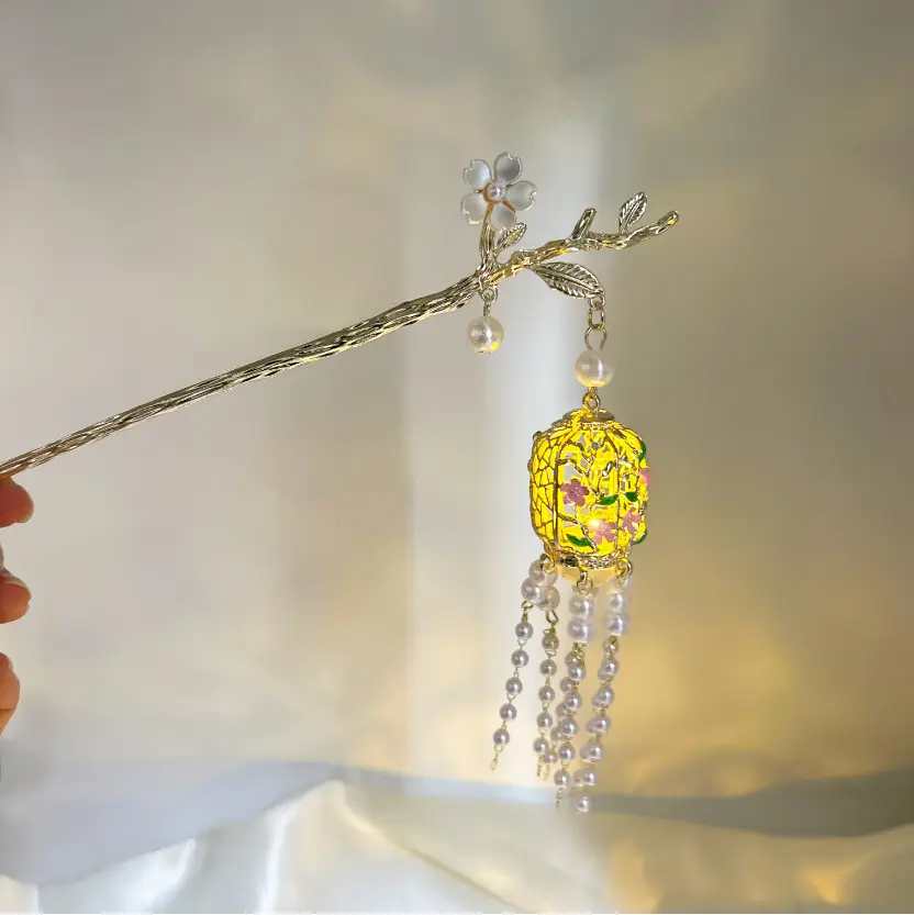 Luminous Palace Lantern Hairpin for Women — feature 10