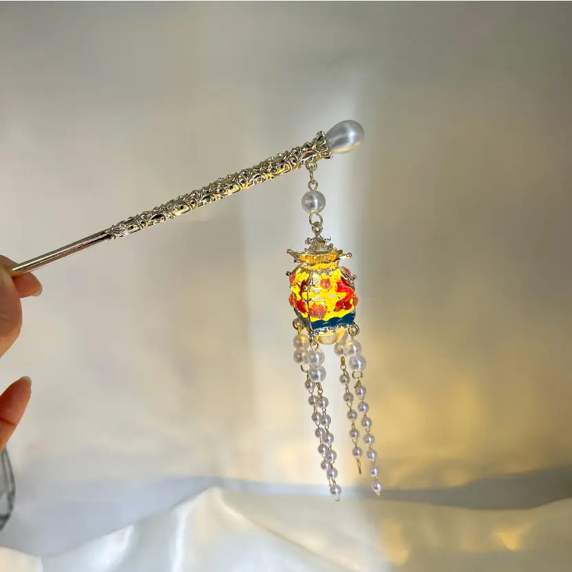 Luminous Palace Lantern Hairpin for Women — feature 11