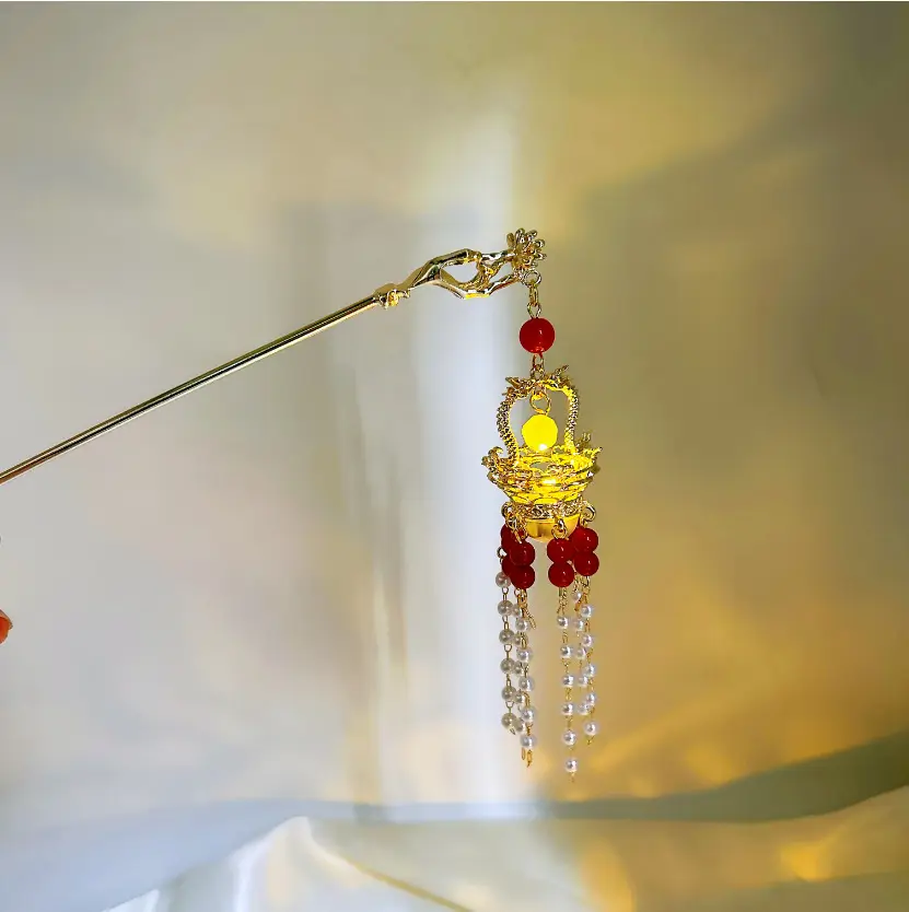 Luminous Palace Lantern Hairpin for Women — feature 6