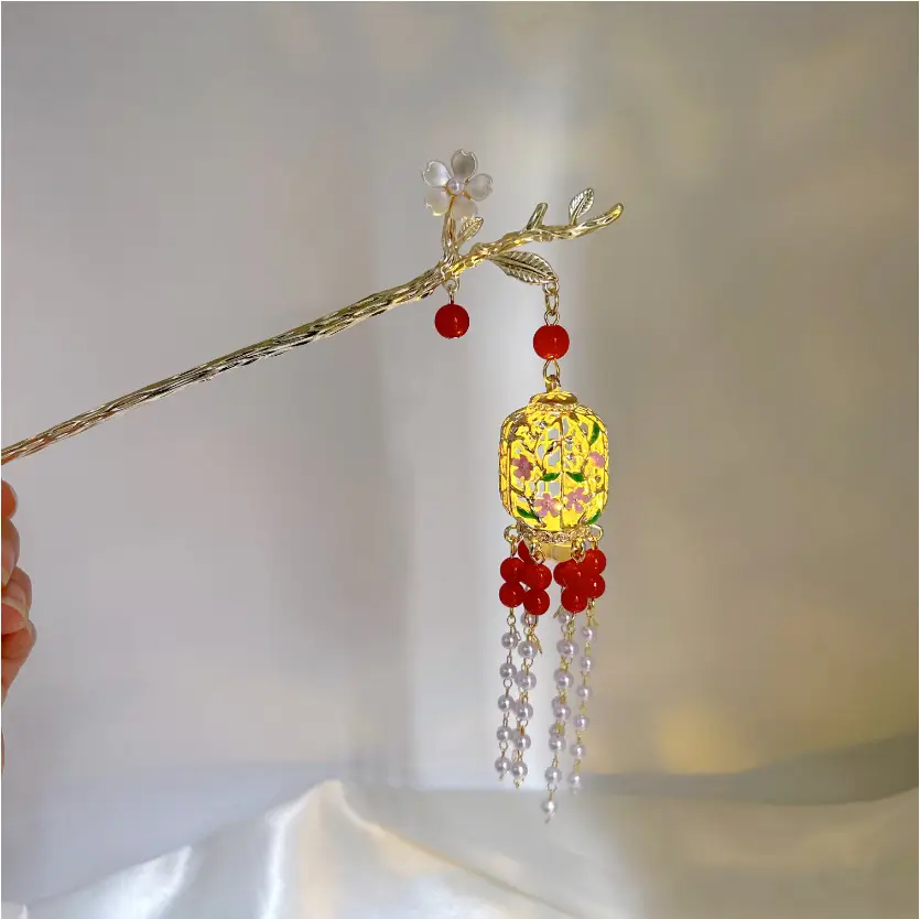 Luminous Palace Lantern Hairpin for Women — feature 7