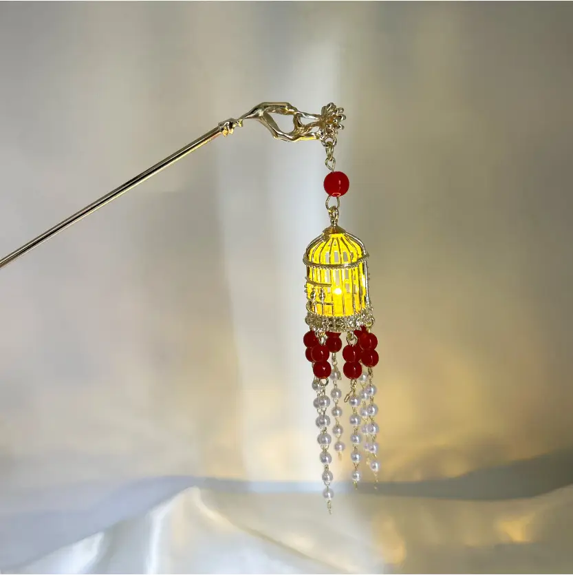 Luminous Palace Lantern Hairpin for Women — feature 9