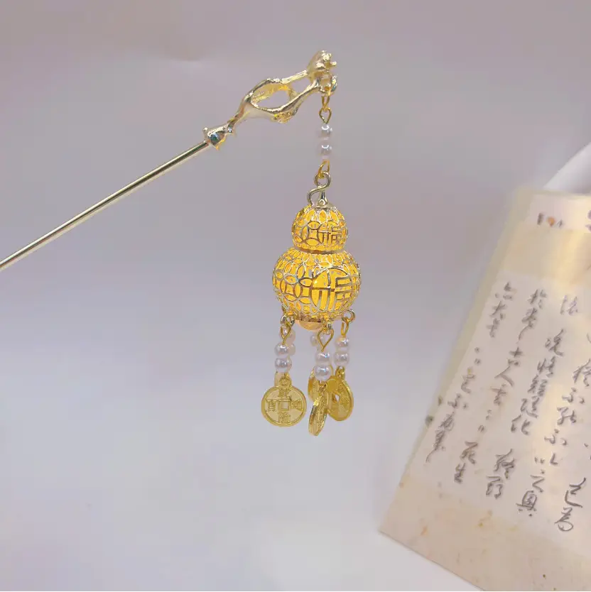 Luminous Palace Lantern Hairpin for Women - Image 21