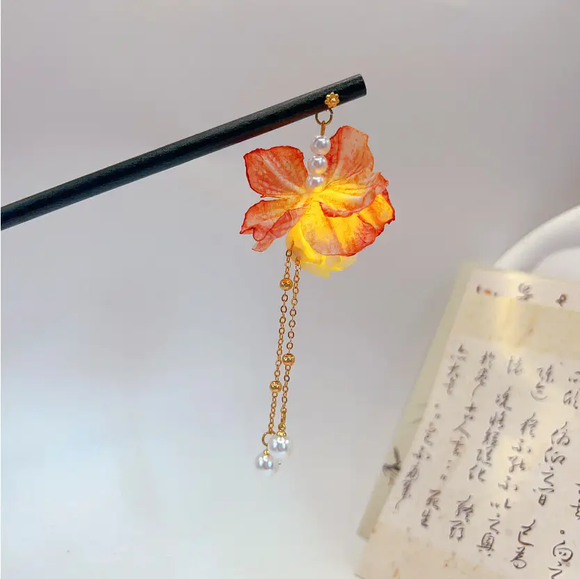 Luminous Palace Lantern Hairpin for Women - Image 36