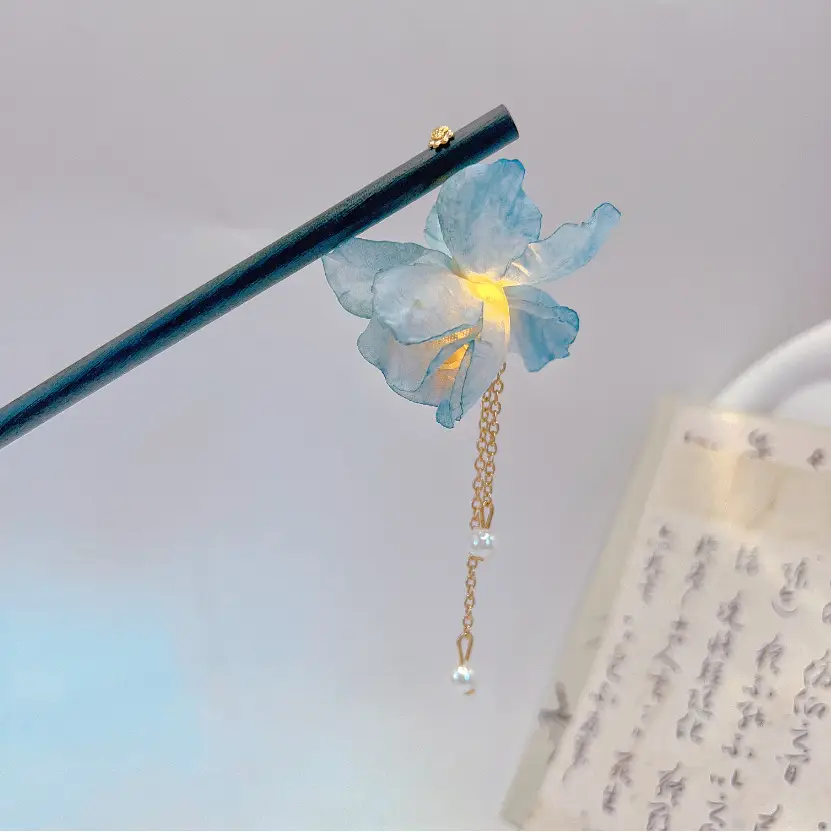 Luminous Palace Lantern Hairpin for Women - Image 37
