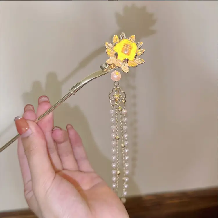 Luminous Palace Lantern Hairpin for Women - Image 38