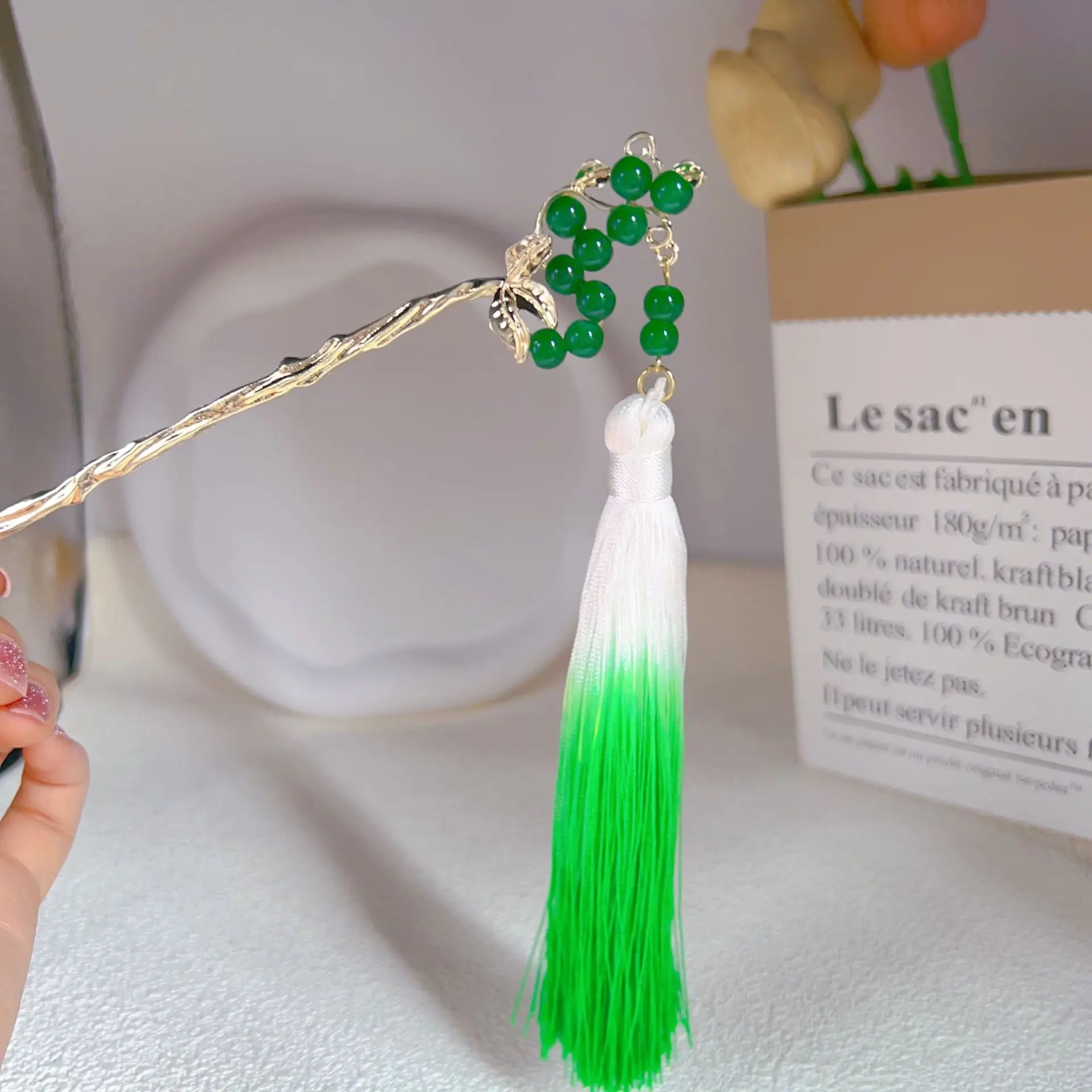 Luminous Palace Lantern Hairpin for Women - Image 67