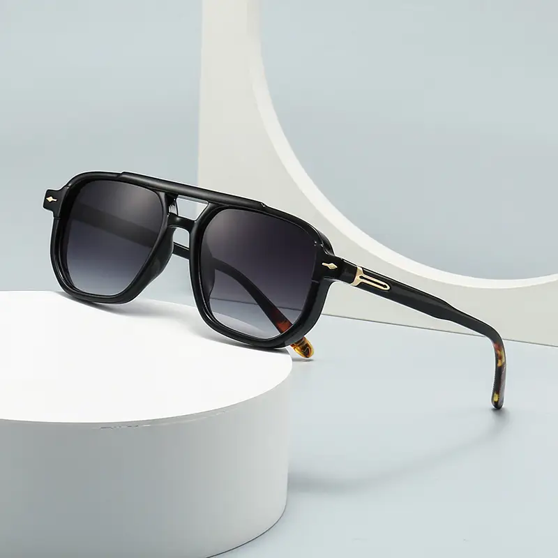European American Retro Literary Sunglasses Anti-Blue Light 6090 - Image 8