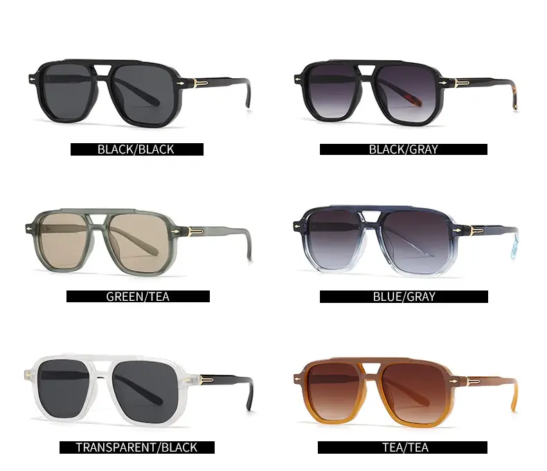 European American Retro Literary Sunglasses Anti-Blue Light 6090 β feature 4
