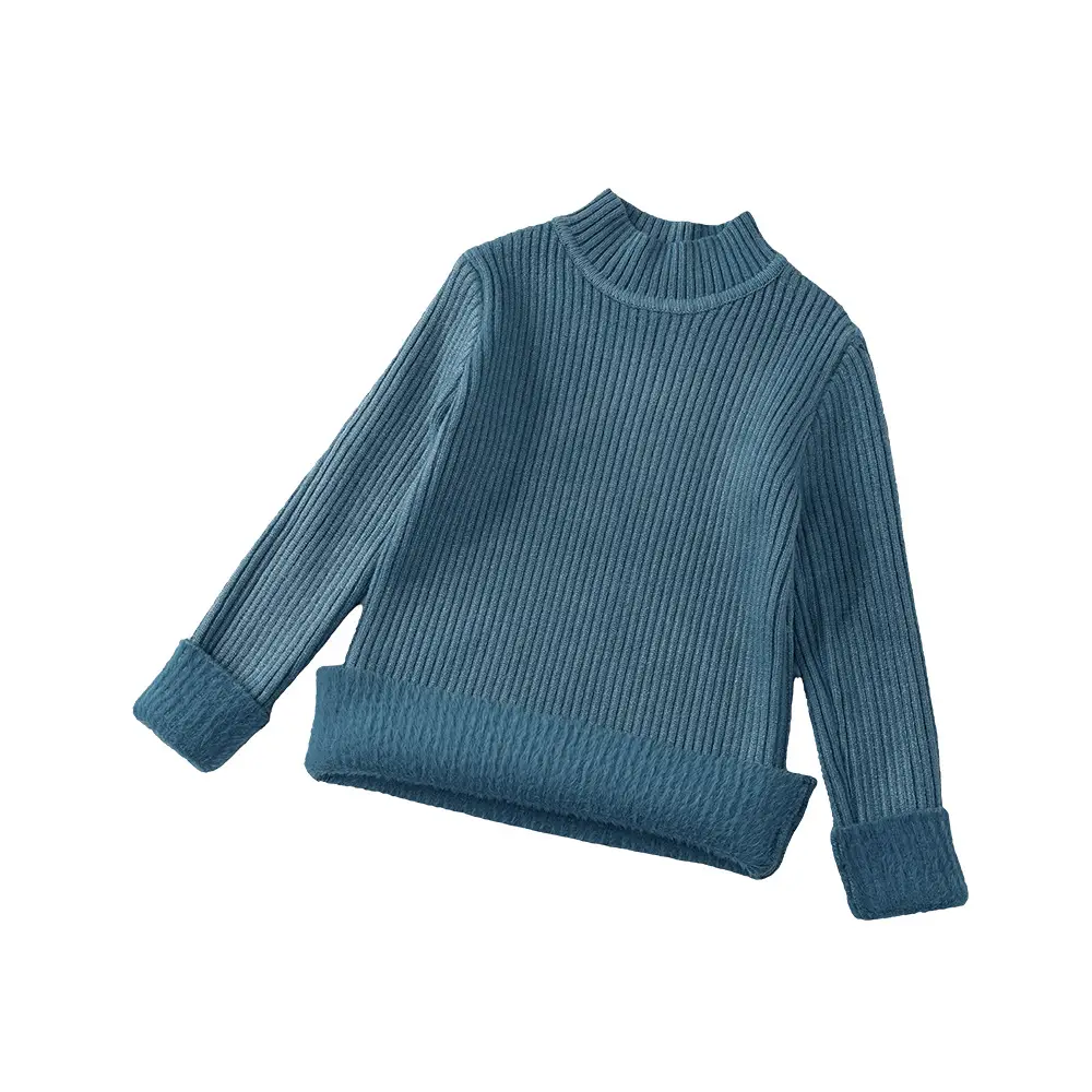Girls Velvet Fleece Sweater Winter Warmth Multi Color - Image 15