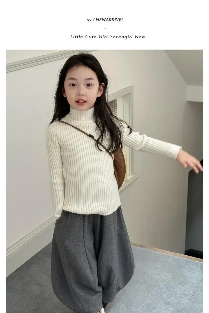 Girls Velvet Fleece Sweater Winter Warmth Multi Color — feature 10