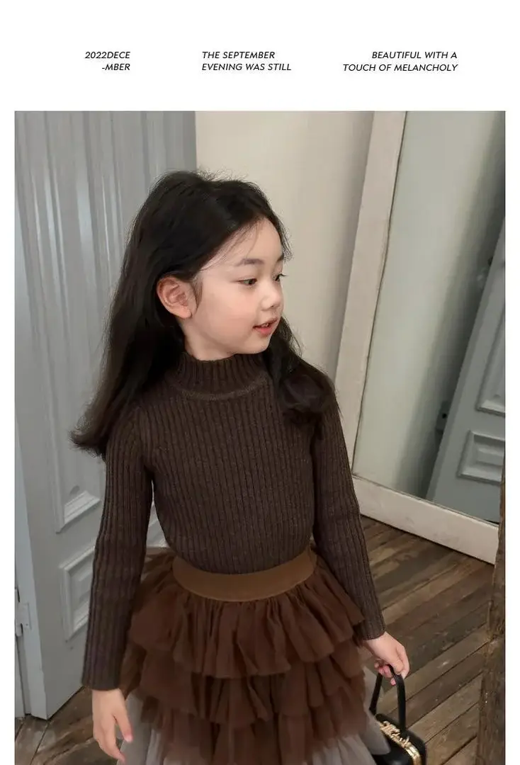 Girls Velvet Fleece Sweater Winter Warmth Multi Color — feature 22
