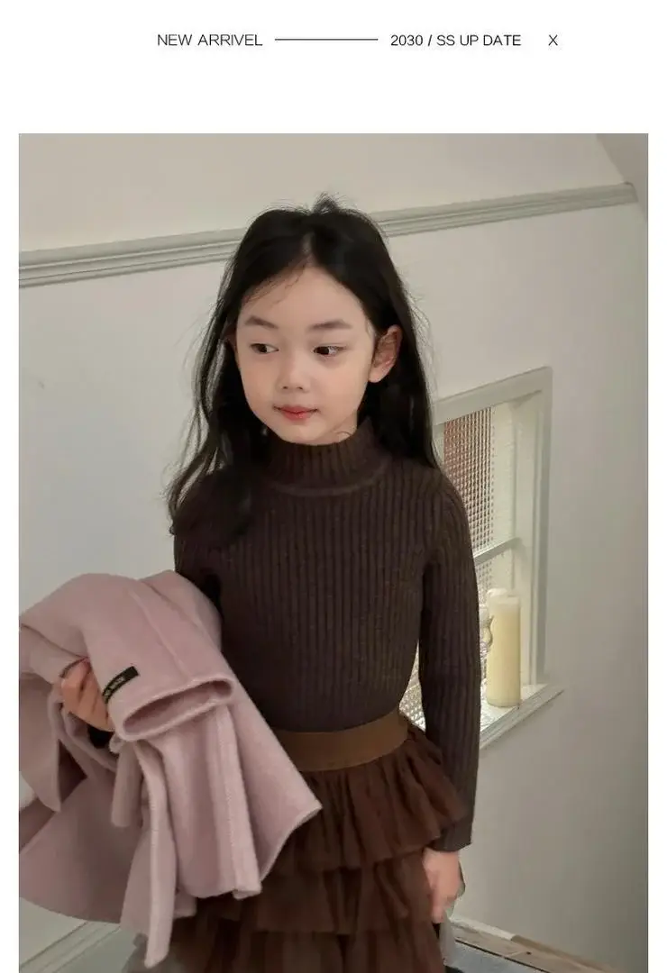 Girls Velvet Fleece Sweater Winter Warmth Multi Color — feature 27