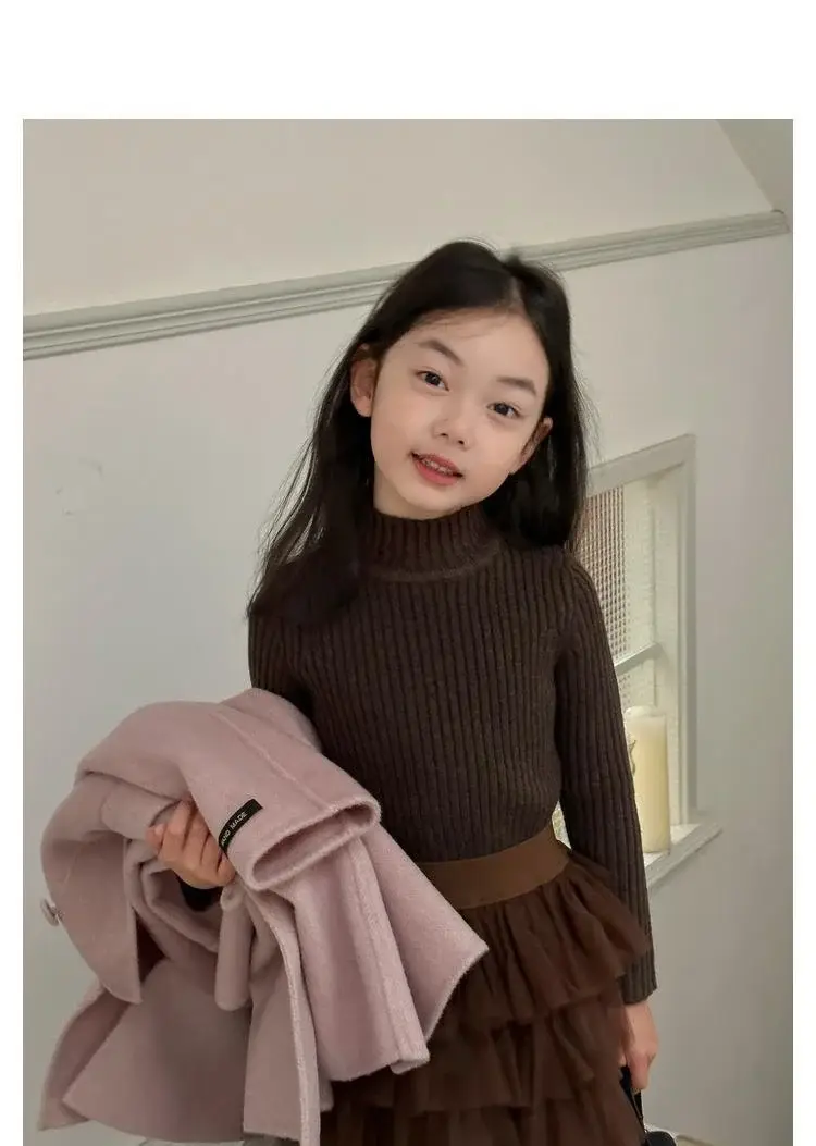 Girls Velvet Fleece Sweater Winter Warmth Multi Color — feature 28