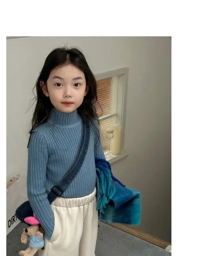 Girls Velvet Fleece Sweater Winter Warmth Multi Color — feature 33