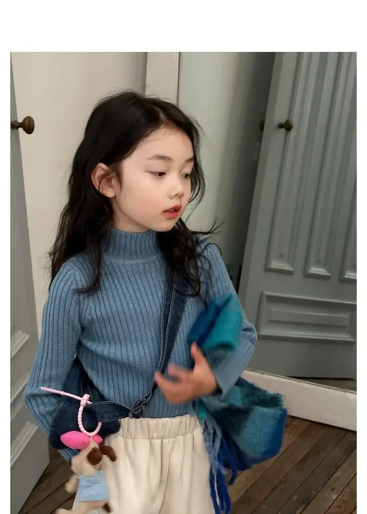 Girls Velvet Fleece Sweater Winter Warmth Multi Color — feature 35