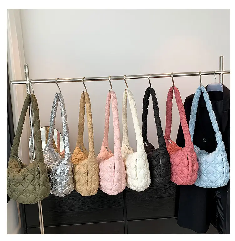 Lightweight Crossbody Bag Women's Rhombus Design — feature 1