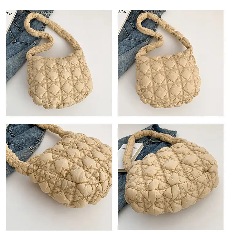 Lightweight Crossbody Bag Women's Rhombus Design — feature 14