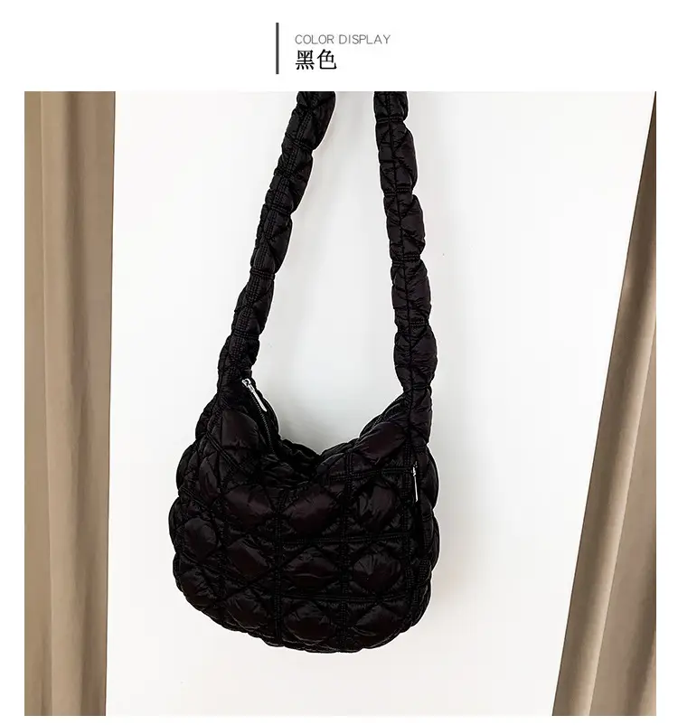 Lightweight Crossbody Bag Women's Rhombus Design — feature 15