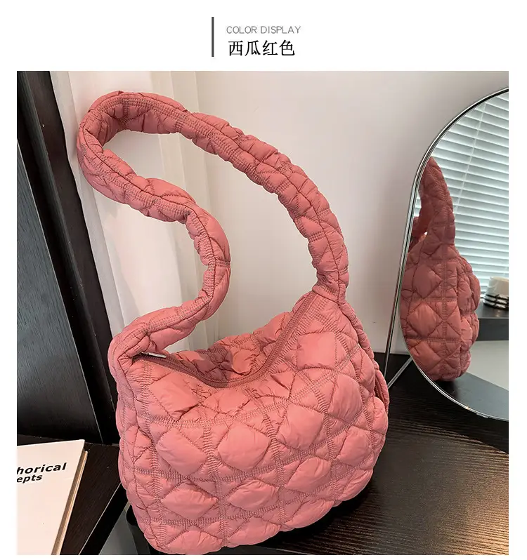 Lightweight Crossbody Bag Women's Rhombus Design — feature 21