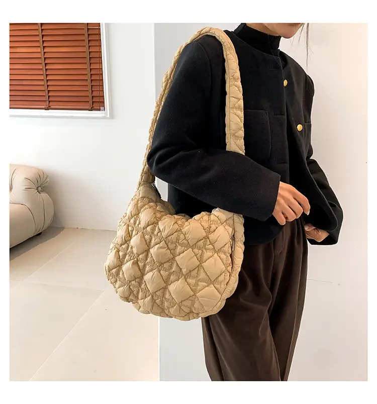 Lightweight Crossbody Bag Women's Rhombus Design — feature 23