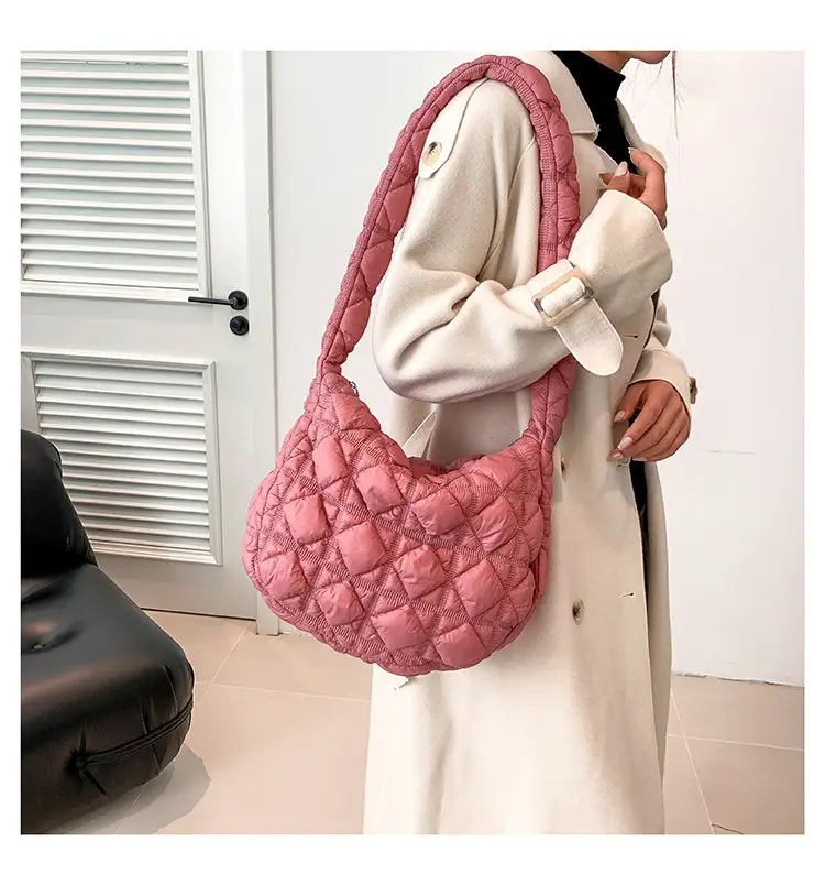 Lightweight Crossbody Bag Women's Rhombus Design — feature 32
