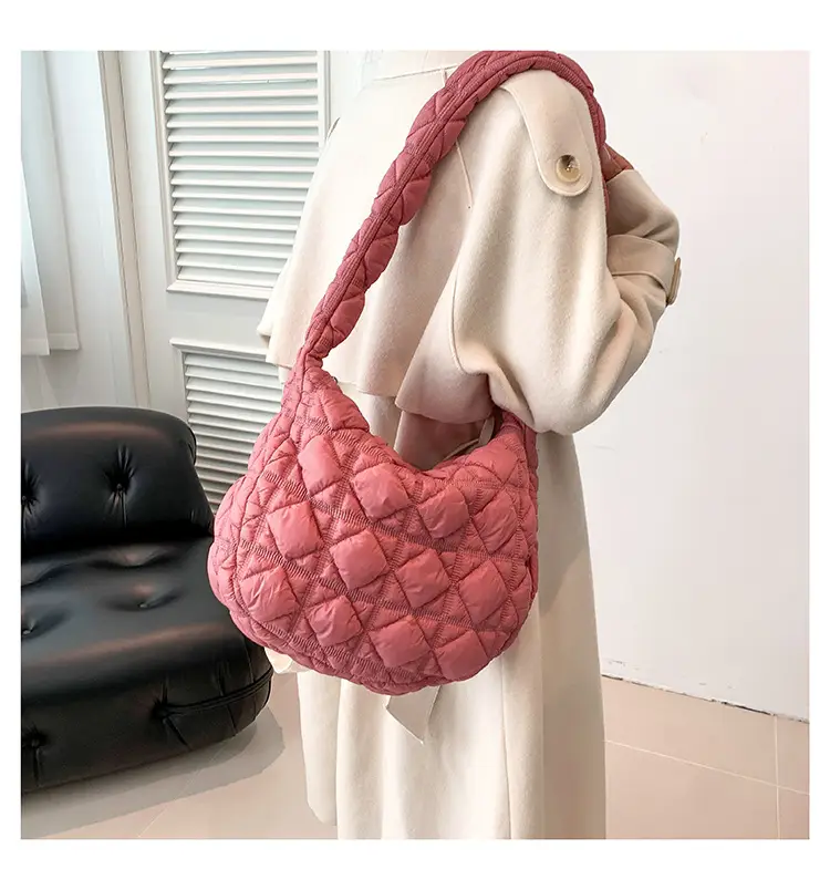 Lightweight Crossbody Bag Women's Rhombus Design — feature 33