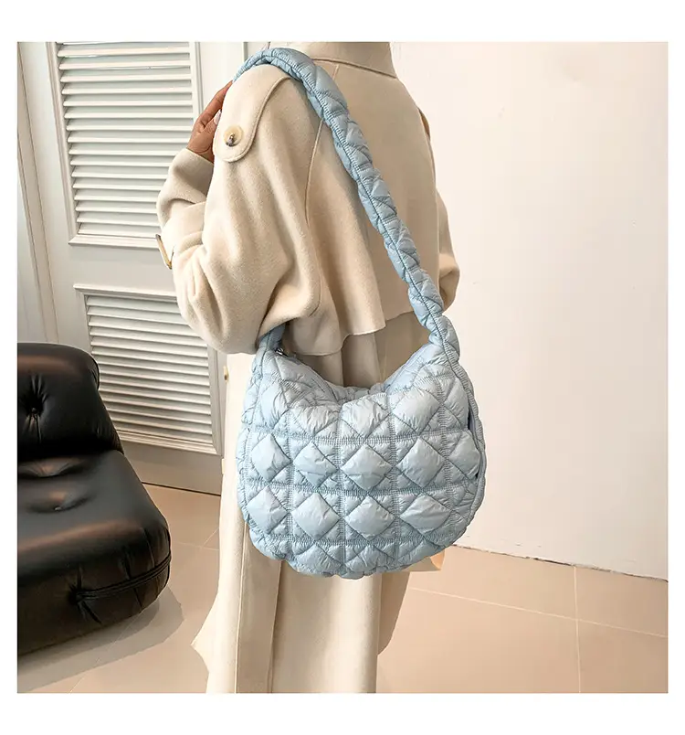 Lightweight Crossbody Bag Women's Rhombus Design — feature 37