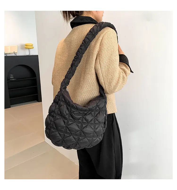 Lightweight Crossbody Bag Women's Rhombus Design — feature 41