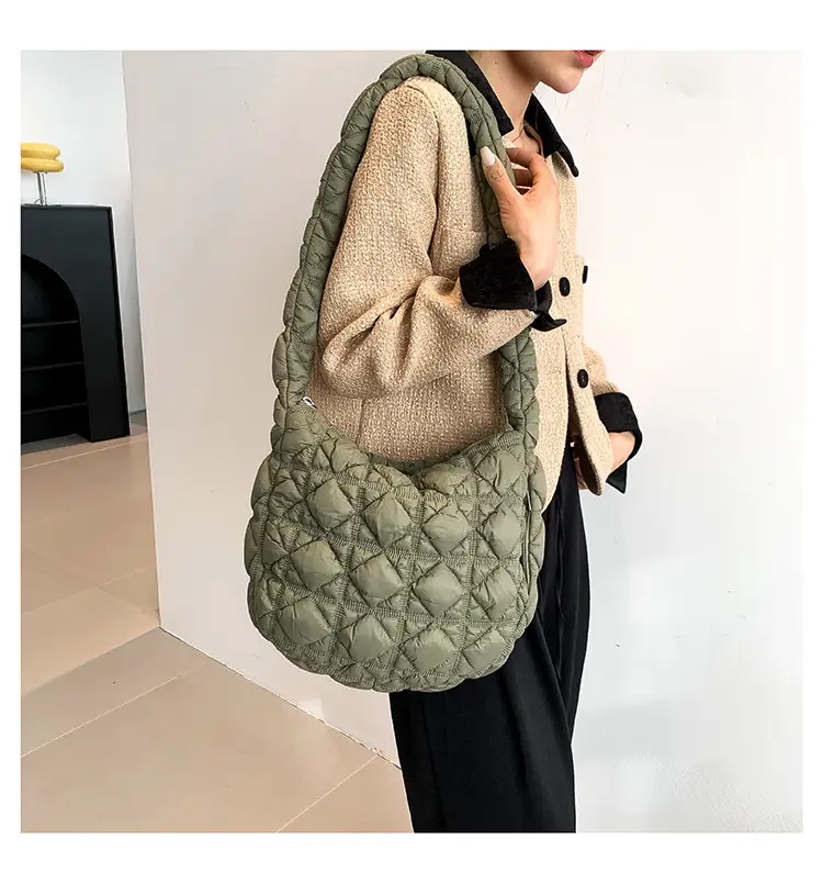 Lightweight Crossbody Bag Women's Rhombus Design — feature 43