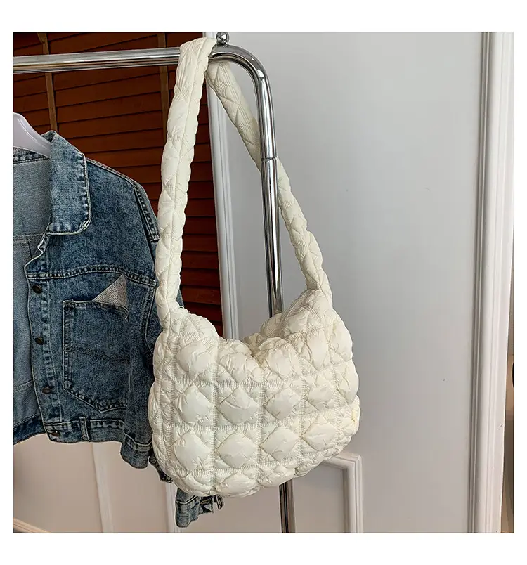Lightweight Crossbody Bag Women's Rhombus Design - Image 4