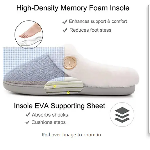 Home Cross-Border Cotton Slippers, Confinement Shoes, Cotton Slippers, European and American Size Woolen Slippers, Order Memory Foam Amazon — feature 4
