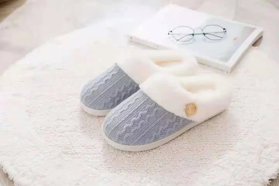 Home Cross-Border Cotton Slippers, Confinement Shoes, Cotton Slippers, European and American Size Woolen Slippers, Order Memory Foam Amazon — feature 9