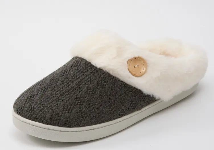 Home Cross-Border Cotton Slippers, Confinement Shoes, Cotton Slippers, European and American Size Woolen Slippers, Order Memory Foam Amazon - Image 3