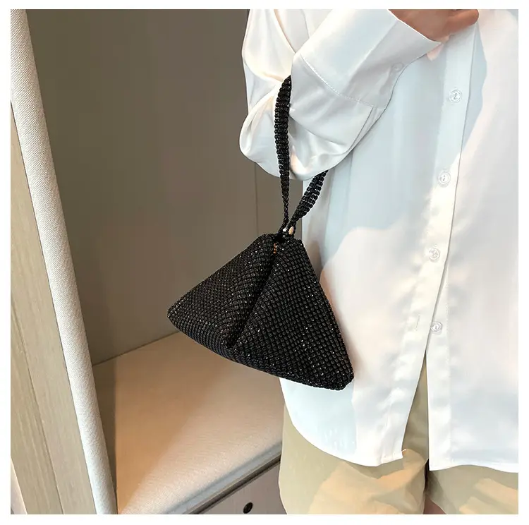 Purple Rhinestone Shoulder Bag for Women — feature 14