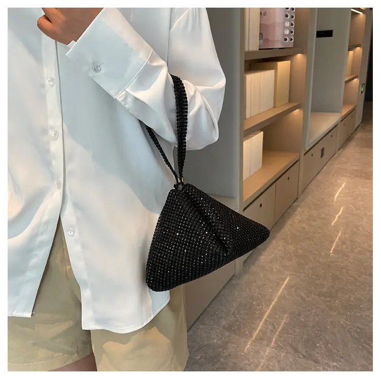 Purple Rhinestone Shoulder Bag for Women — feature 15
