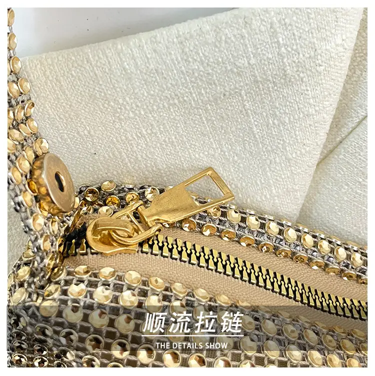 Purple Rhinestone Shoulder Bag for Women — feature 8