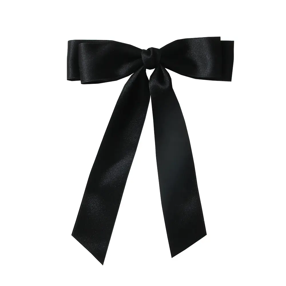 White Double-Bow Hairpin for Girls — feature 8