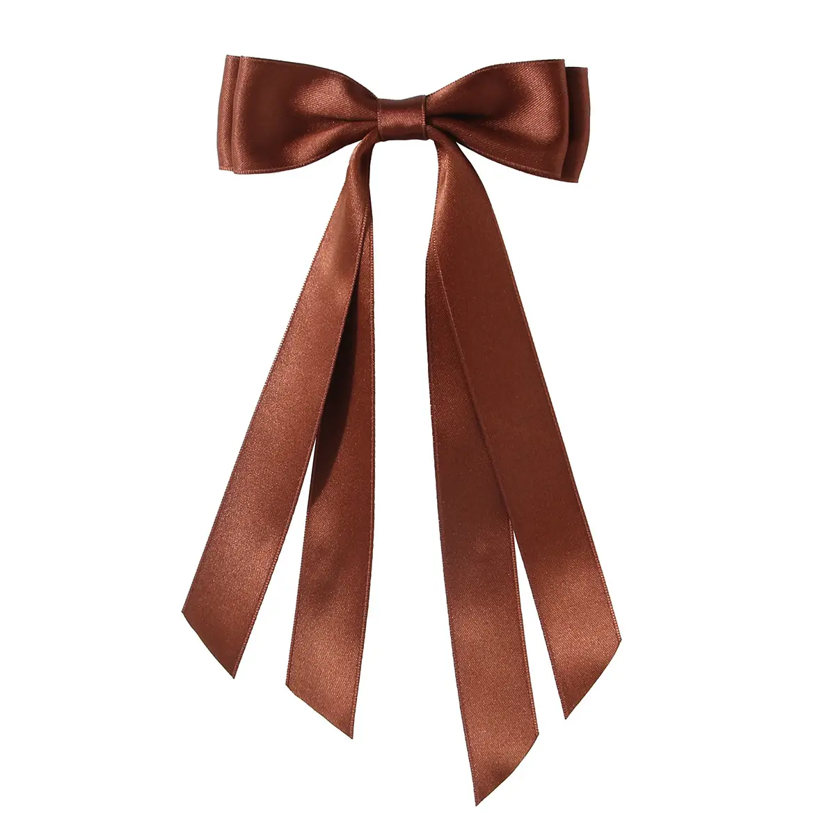 White Double-Bow Hairpin for Girls - Image 5