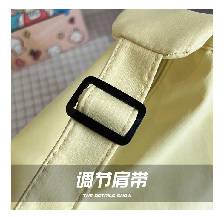Japanese Style 2022 Retro Chic Girl Pure Color Soft Girl Shoulder Bag K-Style Trendy Ins Simple Crossbody Bag Dumpling Bag — feature 5