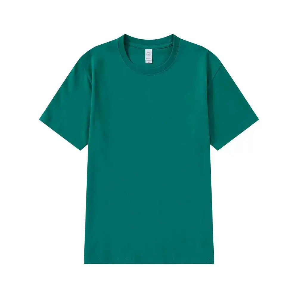 Men's Pure Cotton Beige T-Shirt Round Neck - Image 5