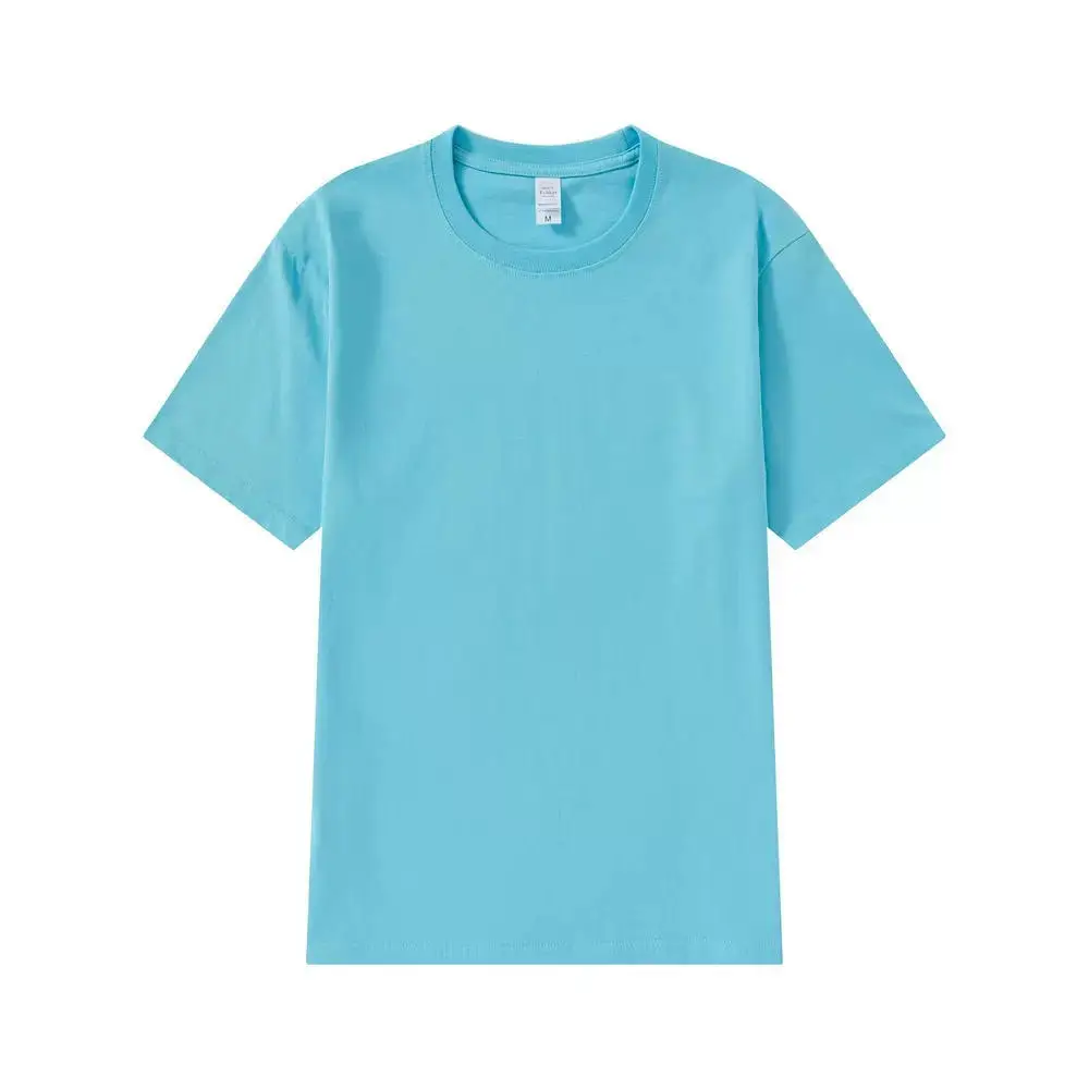 Men's Pure Cotton Beige T-Shirt Round Neck - Image 6