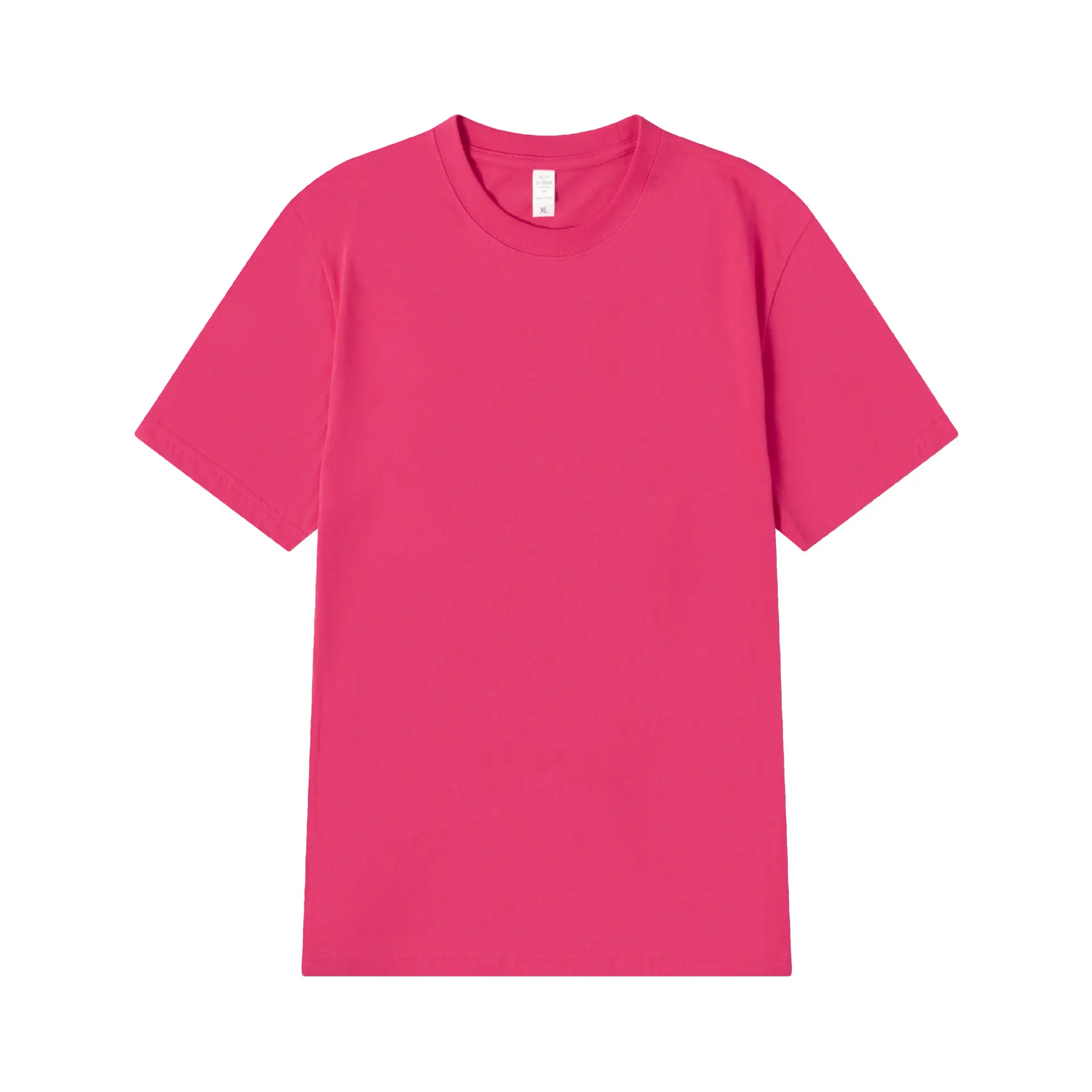 Men's Pure Cotton Beige T-Shirt Round Neck - Image 15