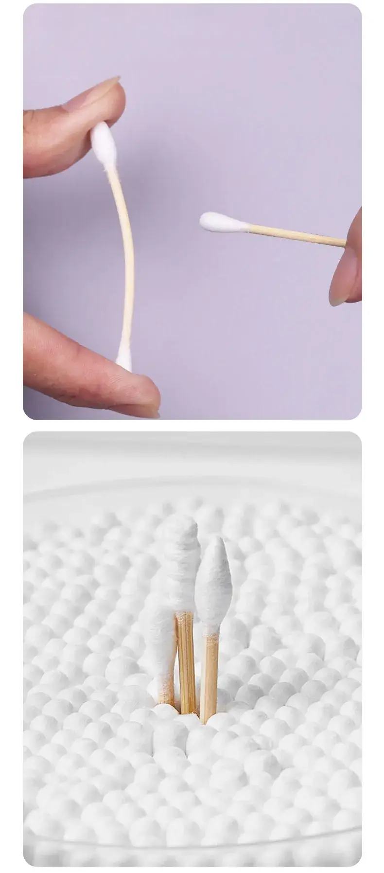 Double-Ended Cotton Ear Cleaning Swabs 500pcs — feature 12