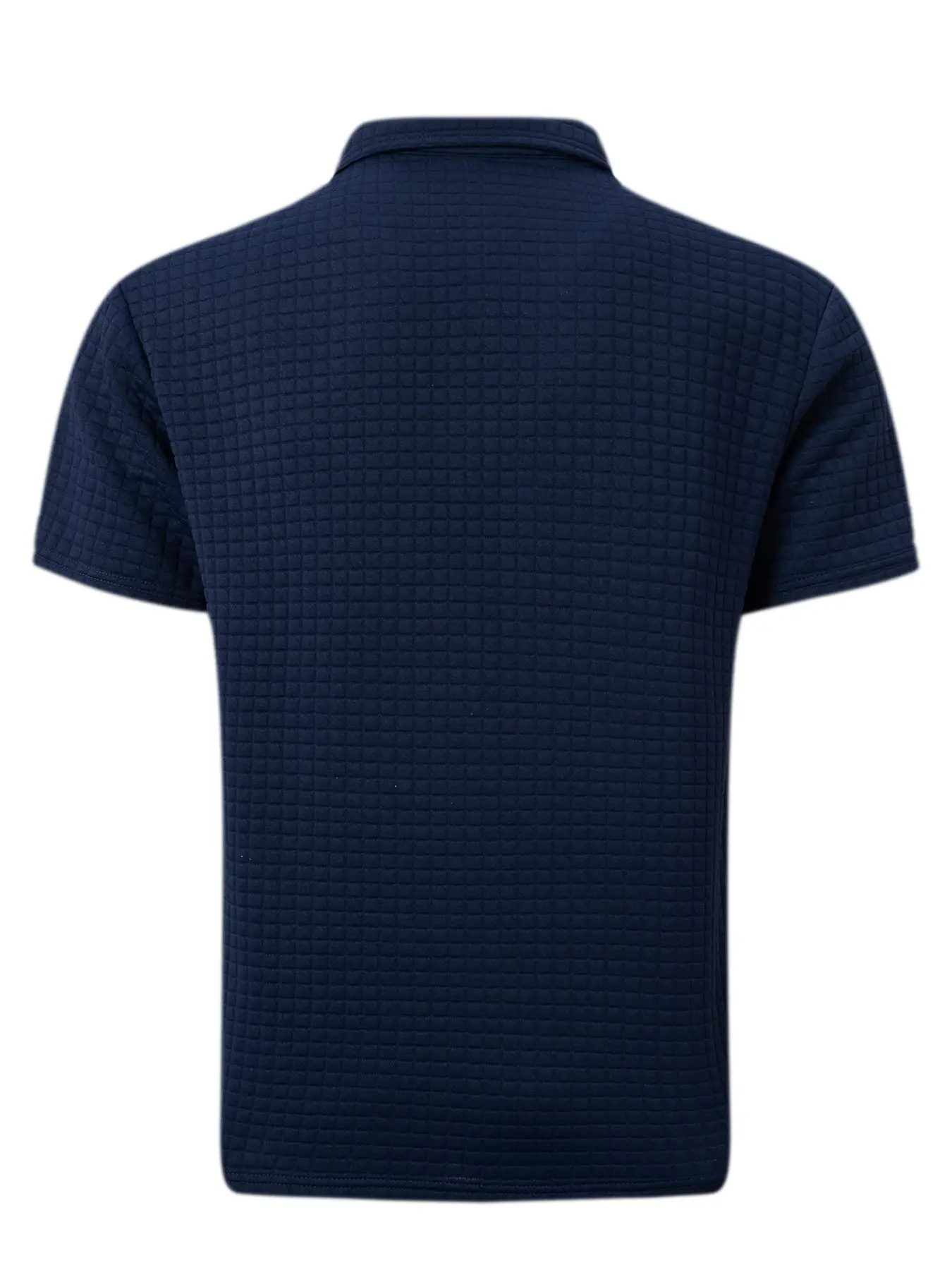 Men's Orange Jacquard Polo Shirt Summer 2024 — feature 9
